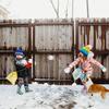 Snow Balls White Fur Pompom Hairball for  Xmas Tree Pendant Kids Play Toys Indoor Outdoor Toy Christmas Decoration Snowballs
