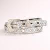 Glitter Bling Suitable for Women and Gal Dance 103cm [Lamerry] Belt, Bling, Thin, Short, Kids, Costume, Children's, Narrow, Silver,