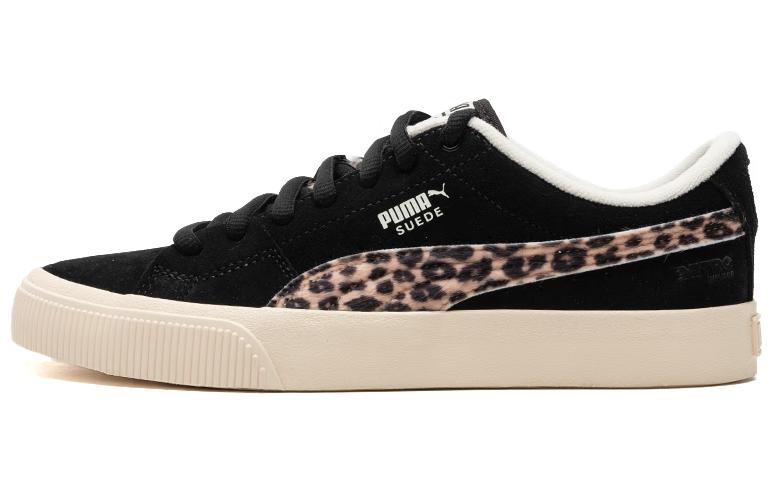 PUMA Suede Wild Qtr  Black Leopard  395735-01 38