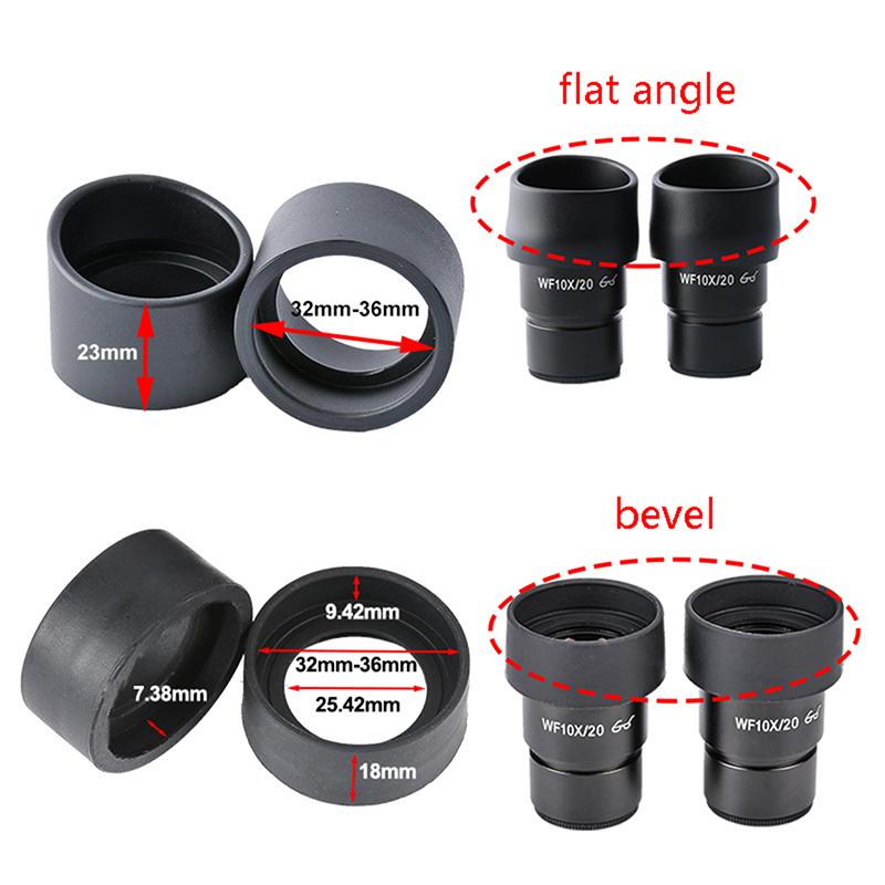 2 ks 32-36 mm Průměr Gumový Kryt Očnice Ochrany Očí Ochrana Stereo Mikroskop Dalekohled Monokulár Binokulár