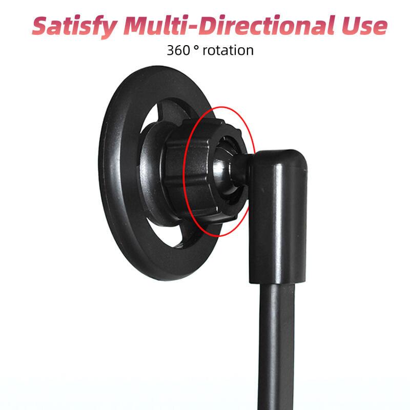 HdoorLink Kinderwagen-Telefonhalterung mit magnetischer Saugnapf-Flexibler Schwanenhals-Telefonhalter Handyhalter für Kinderwagen Laufband Spin Bike