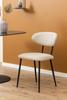 Denise Beige UPHOLSTERED CHAIR Scandinavian Style