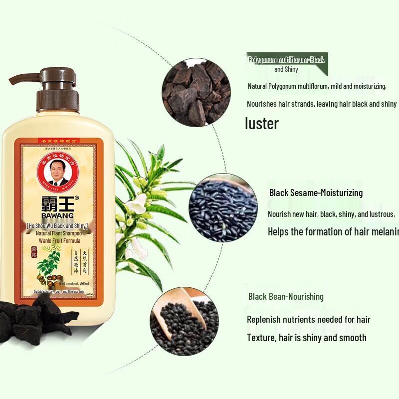 Bawang He Shou Wu Black & Brightening Shampoo