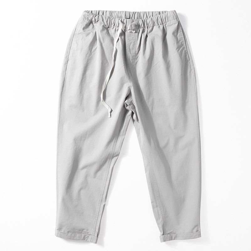 Early Autumn Japanese Style Ins Style Large Size Men s Casual Pants Grey L