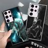 Wolf Moon Animal Soft Phone Case for Samsung Galaxy S24 S25 FE S26 Edge S23 Ultra S22 Plus S21 + Shockproof Cover Back Shell