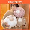 Adorable Round Plush Sheep Toy Soft Stuffed Animal Doll For Children And Girls Gifts