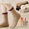 Australian Wool Socks - Mid-length Winter and Autumn Padded and Thickened Warm Home Sleeping Socks - Extra Thick Long Socks for Winter for Girls
