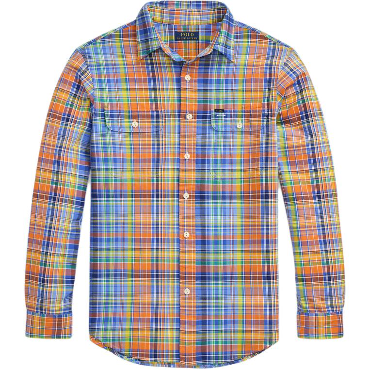 

Polo Ralph Lauren Классический крой Хлопковая рубашка Оксфорд в клетку Мужские рубашки Многоцветный MNPOWOV16824188 M