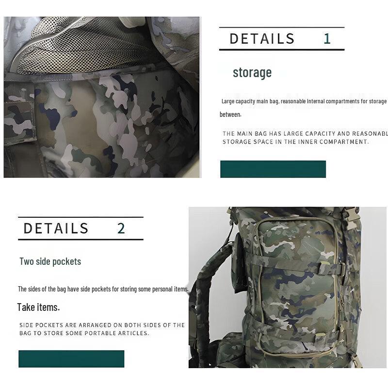 Shouli Ares 85L Camouflage Outdoor Backpack