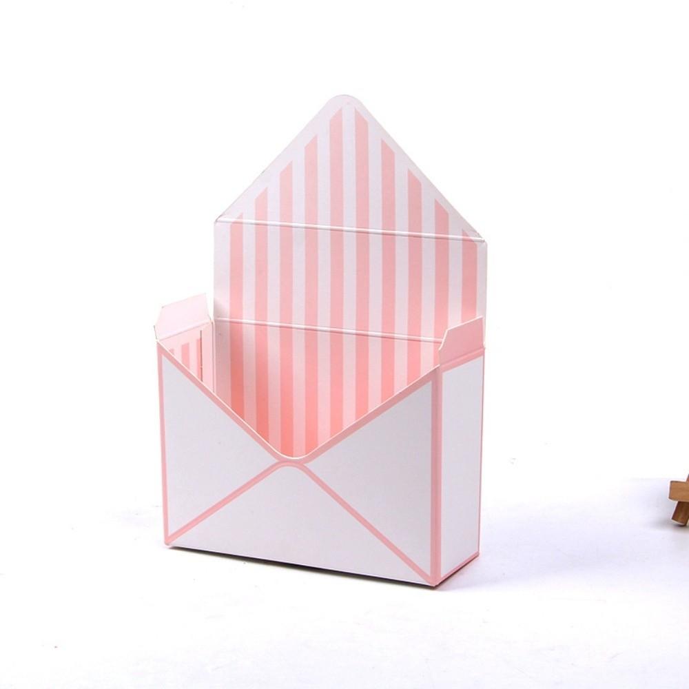 Gifts Folding Valentine Envelope Boxes DIY Stripes Bouquet Envelope Box Empty Flower Bouquet Paper Boxes Birthday