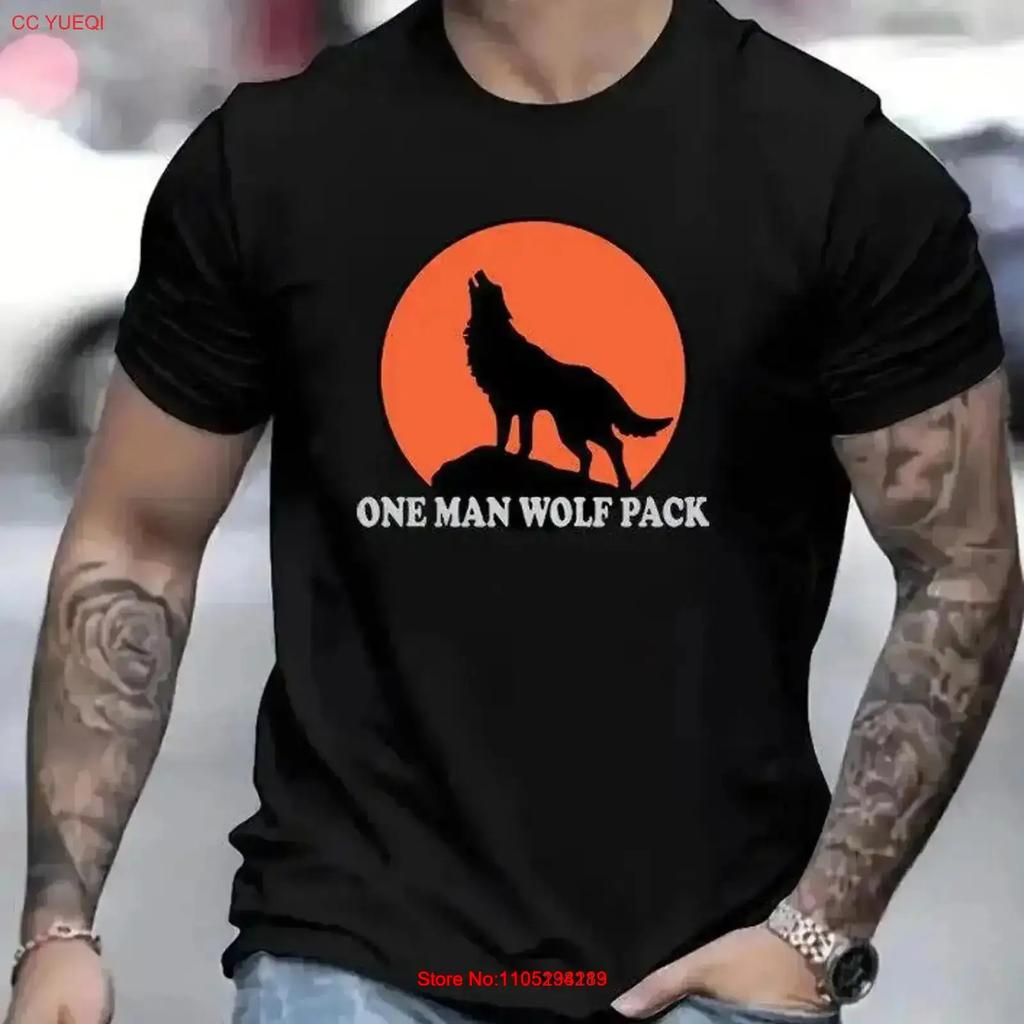 One Man Wolf Pack Alan Hangover T Shirt Movie Themed Novelty Cotton Mens vintage Washed streetwear designer clothes vintage