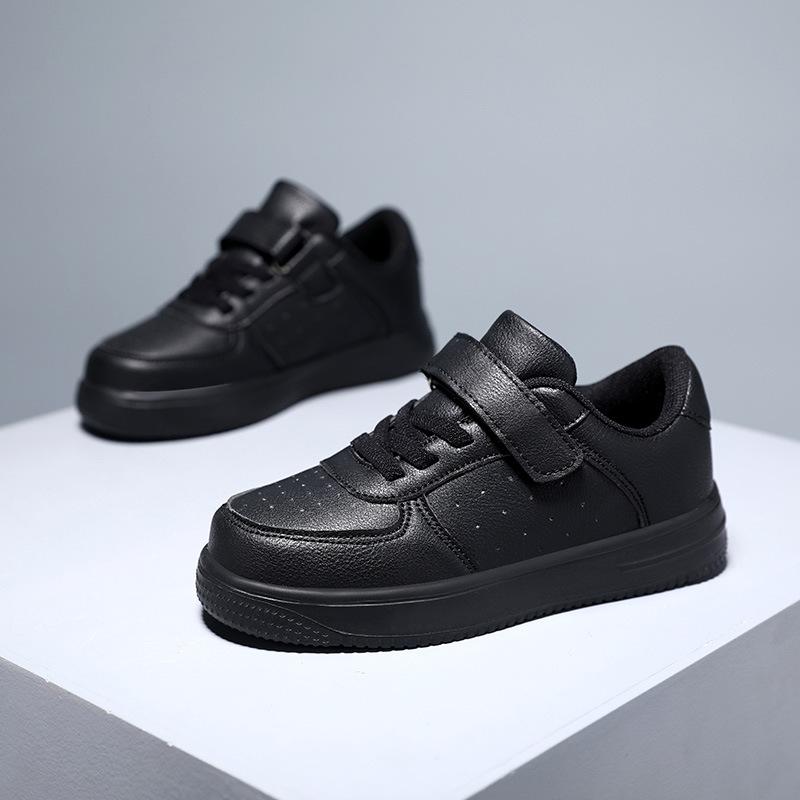 Children's casual little white shoes summer leather waterproof, non-slip and wear-resistant boys' white sports shoes spring and summer girls' board s