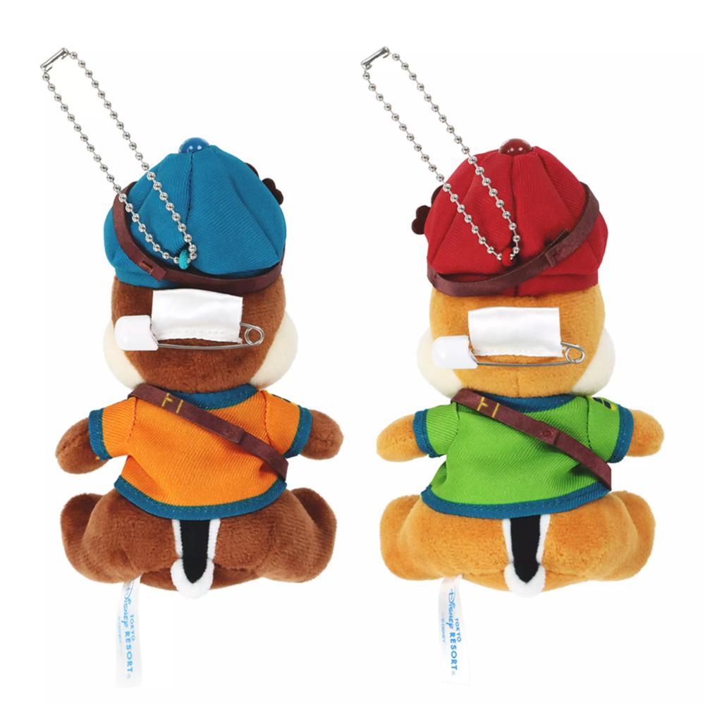 Disney Chip & Dale Plush Badge Dreams Take Flight Japan NEW Disney Store