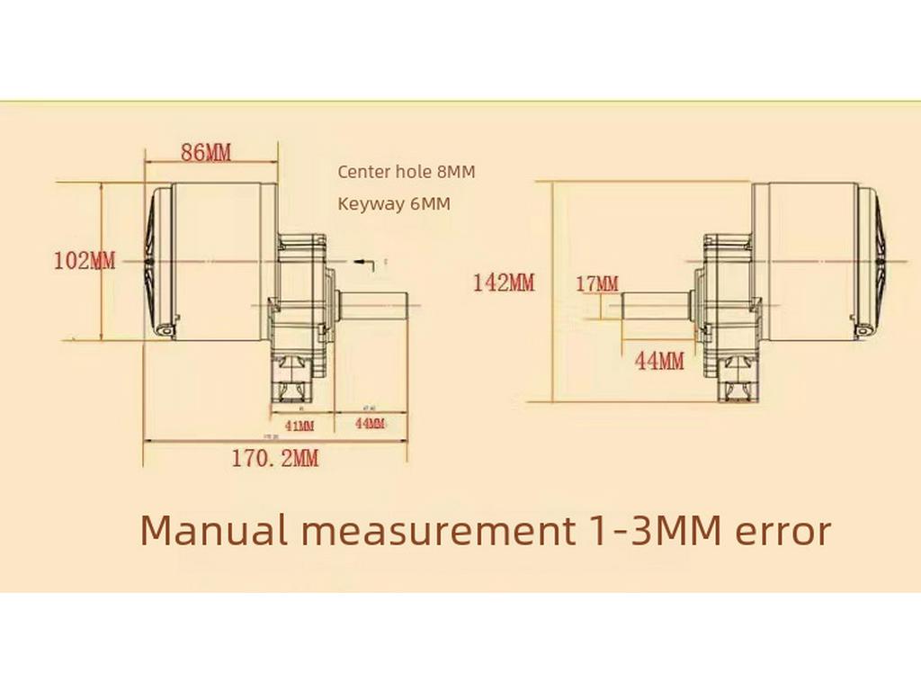 MY1016Z Motor cu Magnet Permanent 250W 24V 75 pentru Mașină de Plajă pentru Copii
