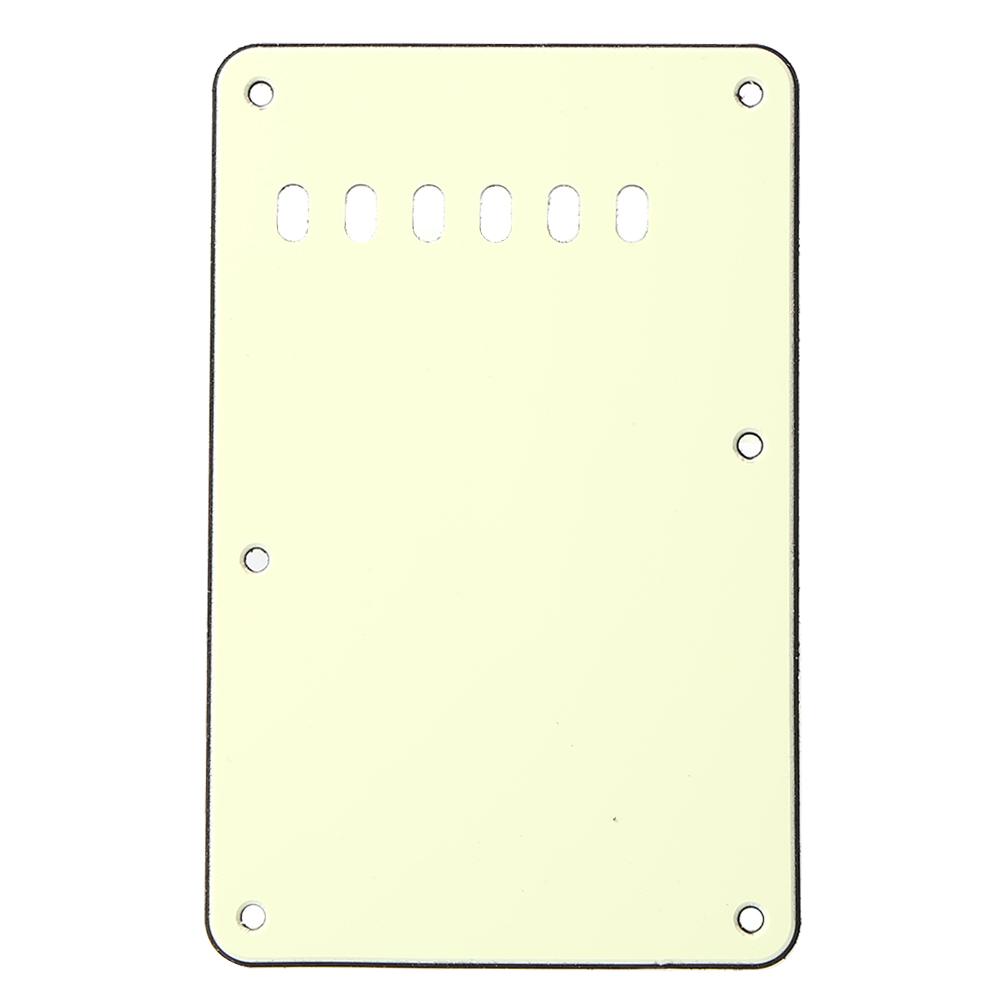 Guitar Bass Instrument Accessories 6 Holes Guitar Tremolo Cavity Cover Back Plate for Fender ST SQ Electric Guitar