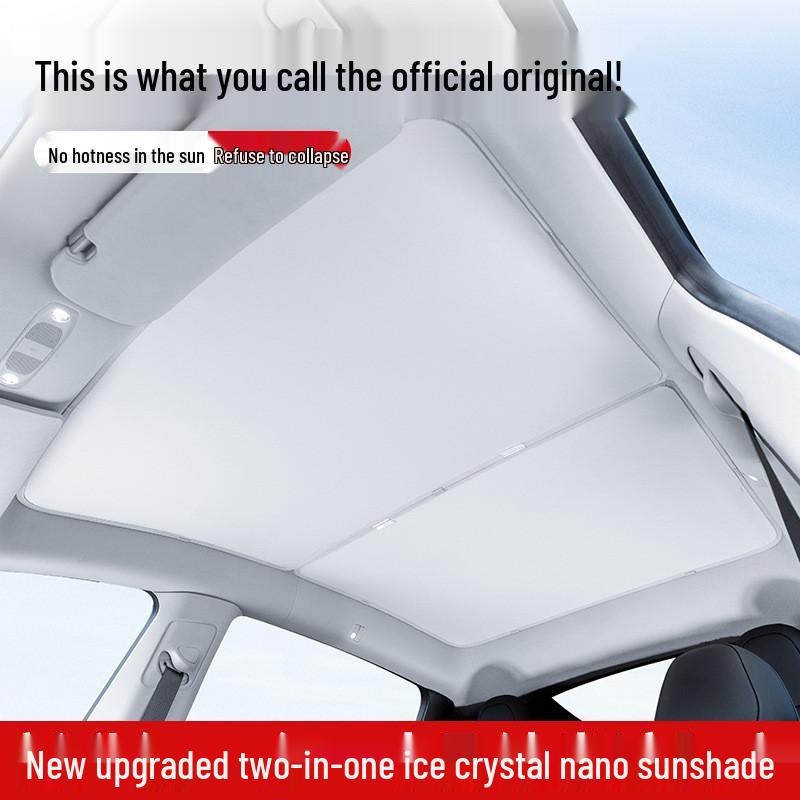 

Tesla Model 3/Y Sunroof Sunshade - Heat Insulation & Sun Protection for Refresh Models