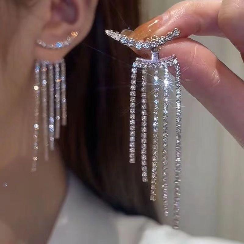 S925 Silver Tassel Earrings - 2025 Light Luxury, High-End Design for Women