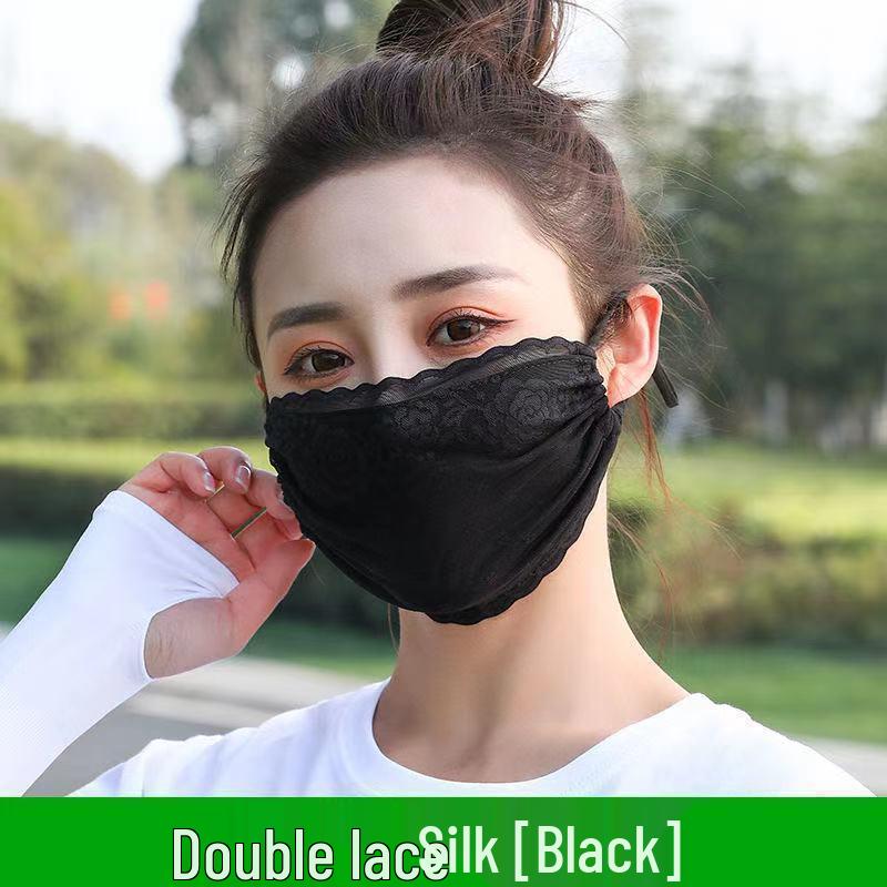 Women's Breathable Summer Mesh Sun Protection Face Mask