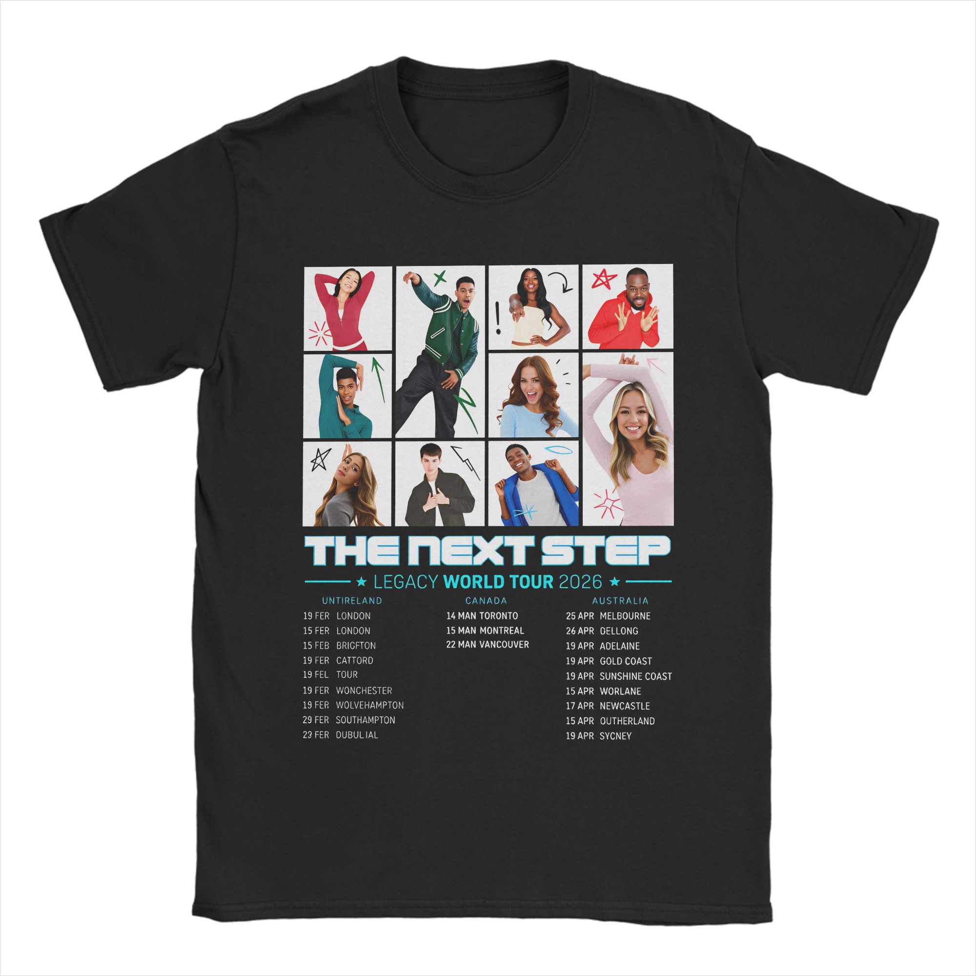 The Next Step Legacy World Unisexs T Shirts  Funny Tees Short Sleeve Crew Neck TShirt 100 Cotton Plus Size Clothing S