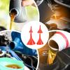 Kitchen Funnel Set 4Pcs Kitchen Function Plastic Funnel Portable Household Refueling Funnel Oil Change Funnel for Automotive