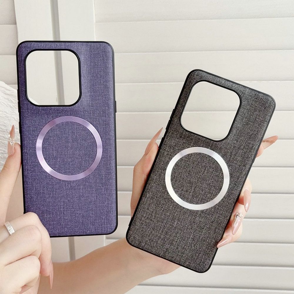 Pour Motorola Signature Edge 70Ultra X70 Air Pro Coque Texture Tissu Magnétique Housse de Téléphone Pour Motorola Signature 5G Coque Pare-chocs
