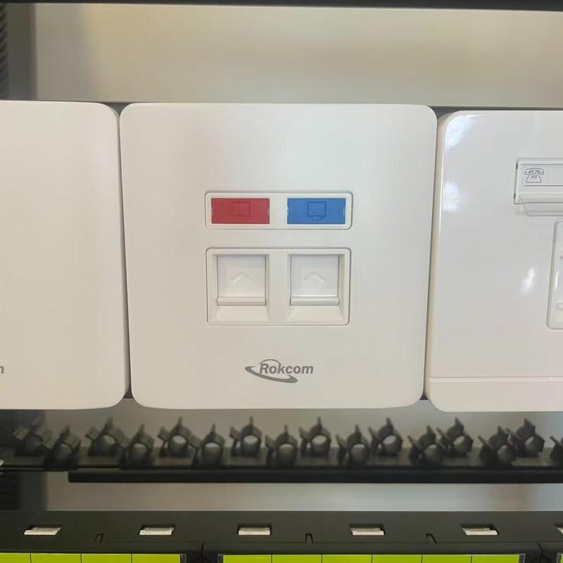 

ROKCOM Dual-Port Network Panel