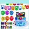 Cake Balloon Game Cupcake Topper Banner Birthday Party Decor Supplies