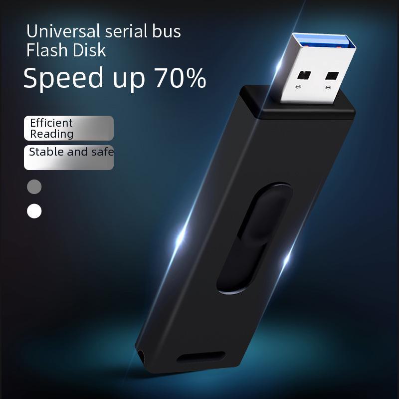 High-Speed 3.0 SSD USB Flash Drive - 200MB/s, 128GB/256GB Storage for Computer