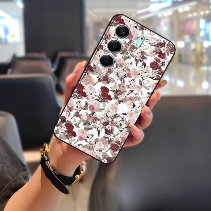 Phone Pouch Full Wrap Phone Case For Tecno Camon40 Pro 4G/5G/CM6/CM7 Dirt-resistant Anti-knock Cute TPU Silicone Durable