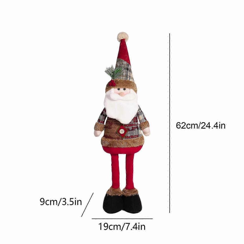Noel Bebekleri Genişletilebilir Noel Baba Bebekleri Noel Kardan Adam Bebekleri Ve Diğer Noel Bebekleri Süslemeleri Noel Süsleme Malzemeleri