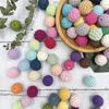 Wooden Cotton Crochet Beads 16mm 50pc Mix Color Beads for DIY Necklace Bracelet