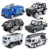 6Pcs 1/87 Diecast Special Polices Fire Truck Sliding Car Model Kids Toy Gift