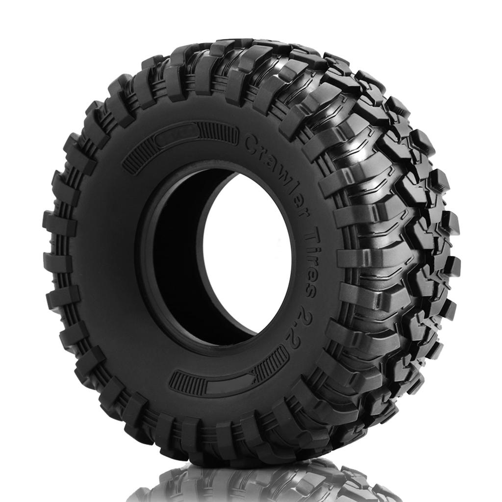 4PCS 1.9Inch Remote Control Crawler Tires 130mm Tyre Replacement for D90 D110 AXIAL SCX10 II III CAPRA TRAX 4 TRAX 6 1