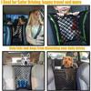 Car Storage Net Bag Between Seats Car Divider Pet afety Rail Barrier Stretchable Elastic Mesh Bag Organizer Auto Accessories