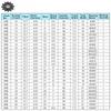 C45 Carbon Steel Chain Idler Sprocket Bearing Circlip for ISO 08B Chains Machinery Transmission