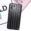 Black Tire Tyre Tread Texture Case For Xiaomi 15T Pro 14T 13T 17 Pro Max 14 15 Ultra POCO X7 X5 X6 F5 F6 F7 F8 Pro Cover