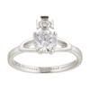 Anillo Reina Saturno Estrella Diamante Latón Anillos para mujer Plata 6404000601P102S