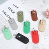 Pouch Bag Case Protective Leather With Keychain For Usb Flash Drive Memory Stick