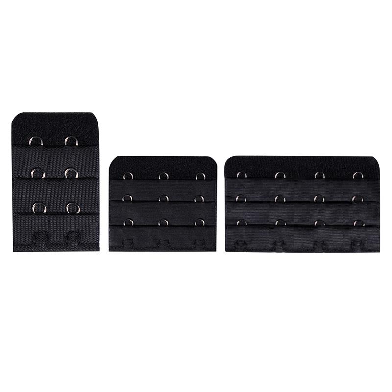 100PCS Bra Extension Lingerie Strap Extender Replacement Womens Accessoires With 3 Hooks Bar Extender Buckle Extension Lingerie