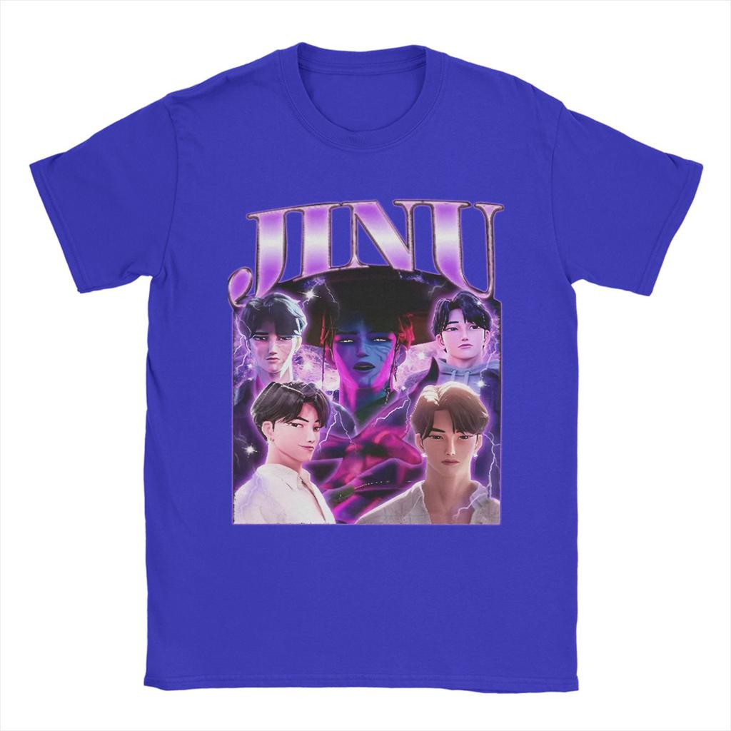 Jinu KPOP Dämonenjäger 90er-Jahre Stil T-Shirt Sommer T-Shirts Herren Baumwolle O-Ausschnitt Übergröße Kleidung Kurze Ärmel Streetwear TOPS