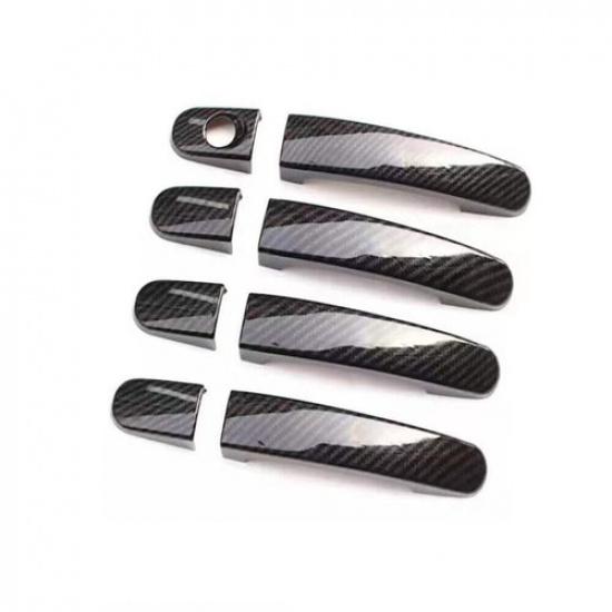 For Ford 2013- Escape / 2012-2018 Focus Carbon Fiber Door Handle Cover Trim