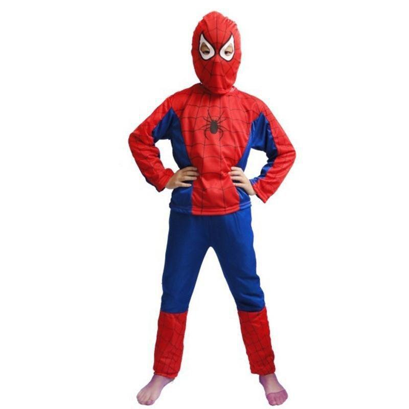 Spiderman Kids Superhero Cosplay Costume Children Clothing Sets Long Sleeve