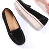 Nye fritidssko for kvinner Slip On Loafers Mote Komfortabel pustende kvinnelig plattform Høydeøkende fottøy
