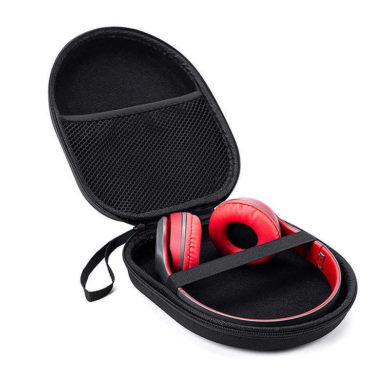 High-Capacity Headset Headphone Case Earphones Shockproof Storage Box Hard Shell Eva Headphone Zipper Protective Bag Universal