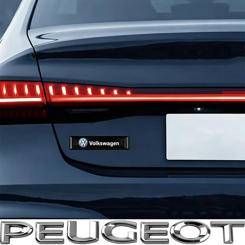For Volkswagen iro23D Epoxy Car Interior Exterior Decoration Sticker For VW GTI Polo Golf Passat B6B7 Tiguan Arteon CC Taigo Caddy Jetta Tire Valve