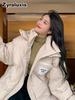 Women's Down Cotton Jacket Winter Thickened Cotton Padded Coat Korean Loose Small Size Cotton Clothing Outerwear