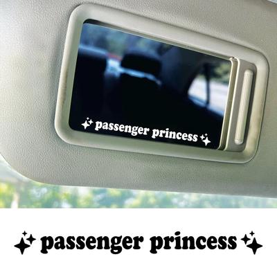 Autoaufkleber Kreative Beifahrer Prinzessin Rückspiegel Dekor Aufkleber Vinylfolie Dekoration Abdeckung Auto DIY Für Tuning Zubehör