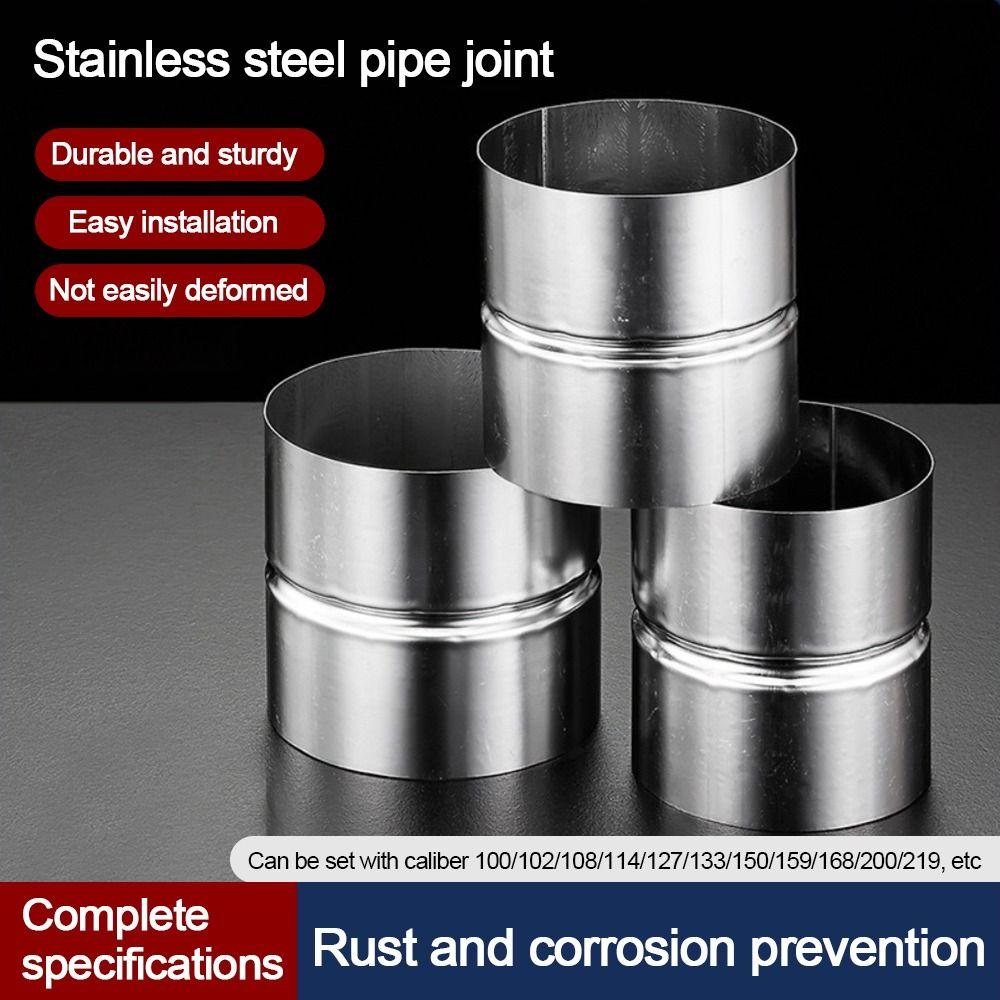 Round Pipe Adapter Straight Pipe Fittings New Extend Connection