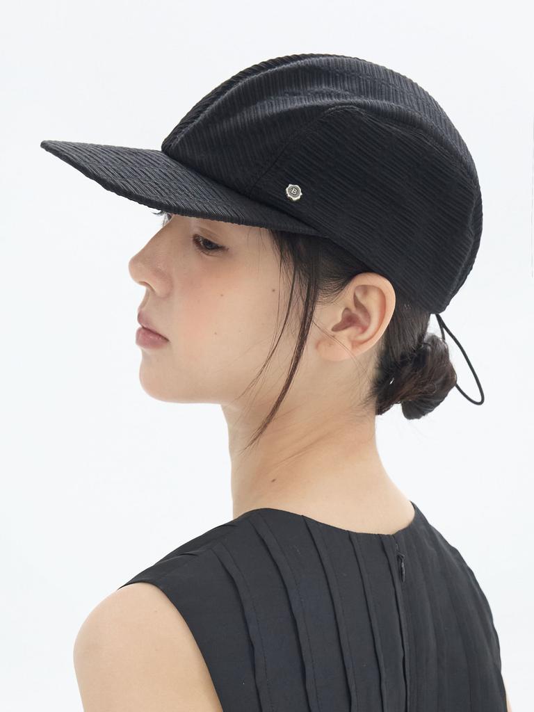 Beulaunhaes Plisse Cap - Black