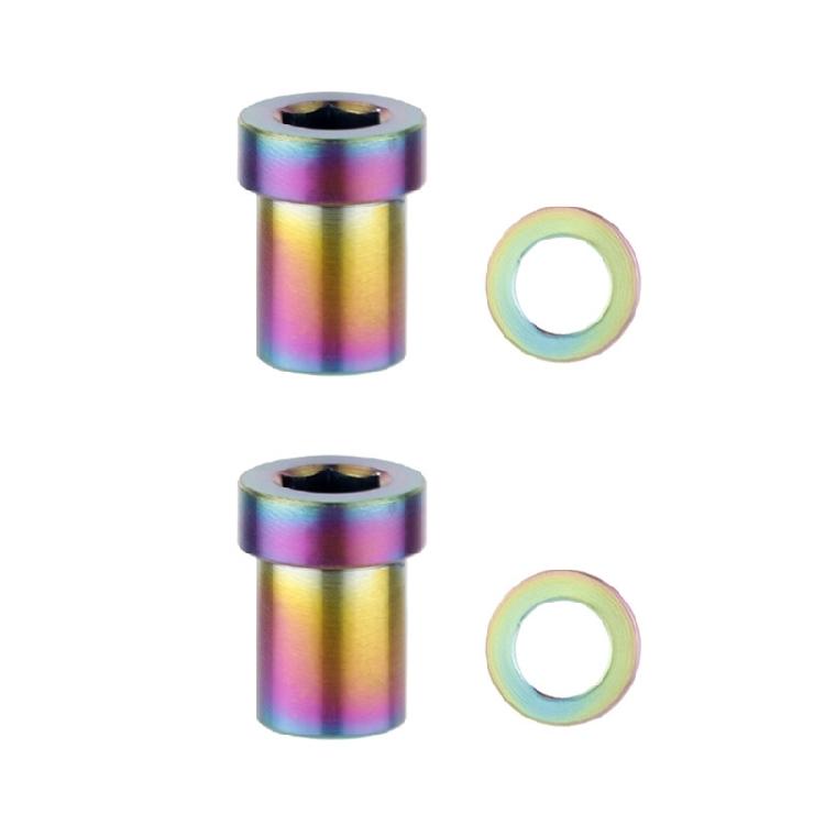 2Pcs Road Bike C Clamp Fixed Nut Replacement Bike C Clamp Fixed Nut Bicycles Brake Calipers Nut Easy To Use